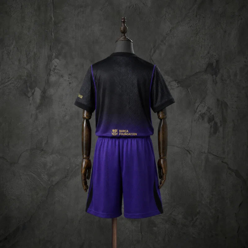Conjunto infantil FC Barcelona 2026/27 de visitante